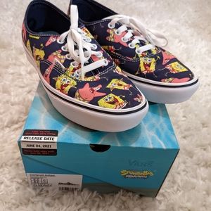 Vans X SpongeBob SquarePants Trainers  Size 8 Alohabob Pattern